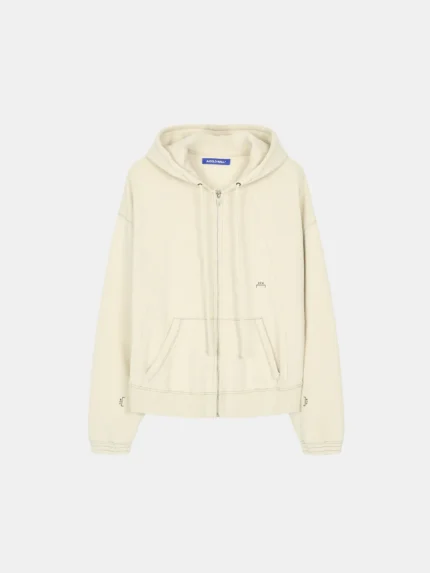 Millbank Zip Hoodie Bone