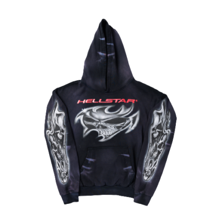 Airbrushed Skull Hoodie