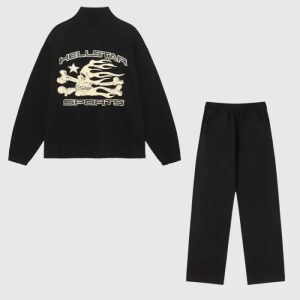 Hellstar Sports Tracksuit In Black