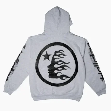 Grey Hellstar Hoodie