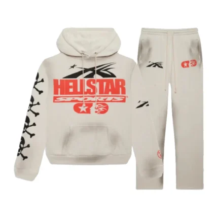 Hellstar Grey Sports Tracksuit